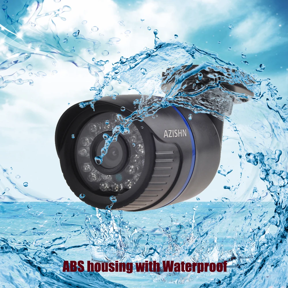 AZISHN FULL HD 4CH POE 1080P NVR 2.0mp 48 в PoE 1080P IP камера HDMI CCTV система наблюдения/Внутренняя P2P электронная сигнализация ПК и телефона