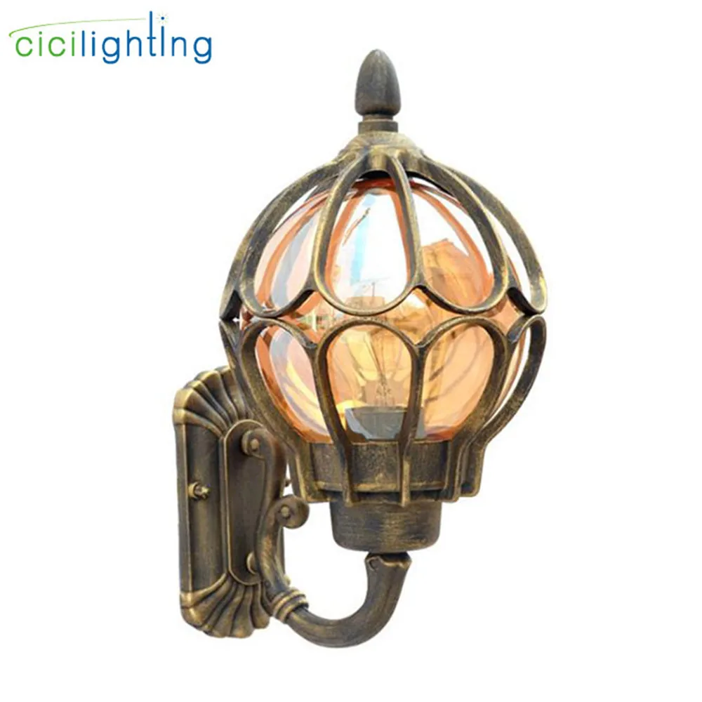 

Vintage Outdoor Wall Lamp,Waterproof European Retro Loft Industrial Balcony Lamp Nordic Outdoor Porch Lighting Yard Garden Light