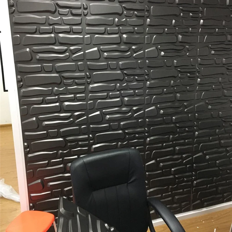 50x50 см 3D Художественная настенная панель настенный замок кирпичная текстура