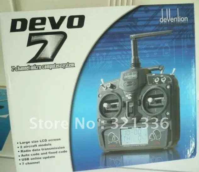 Walkera DEVO 7 2 4G канальный 4g передатчик DEVO7 DSSS без приемника для вертолета Walkera|transmitter