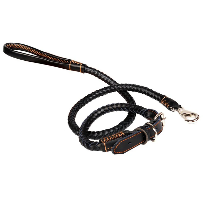 Розничная продажа высокое качество ошейник из натуральной бычьей кожи