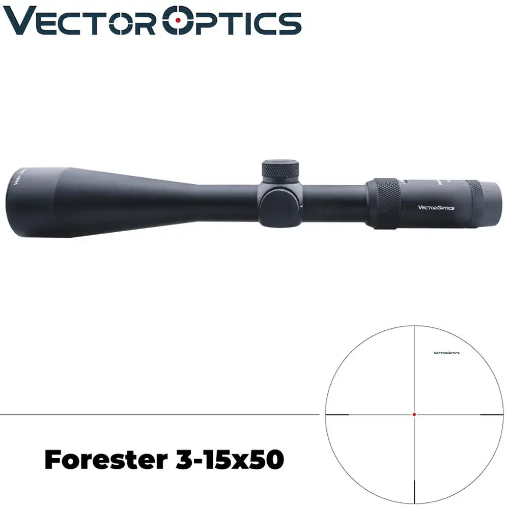 Векторная оптика Forester 3-15x50 охотничий прицел 100 мм длинный глаз рельеф прицел ноль освещенный точка сетка