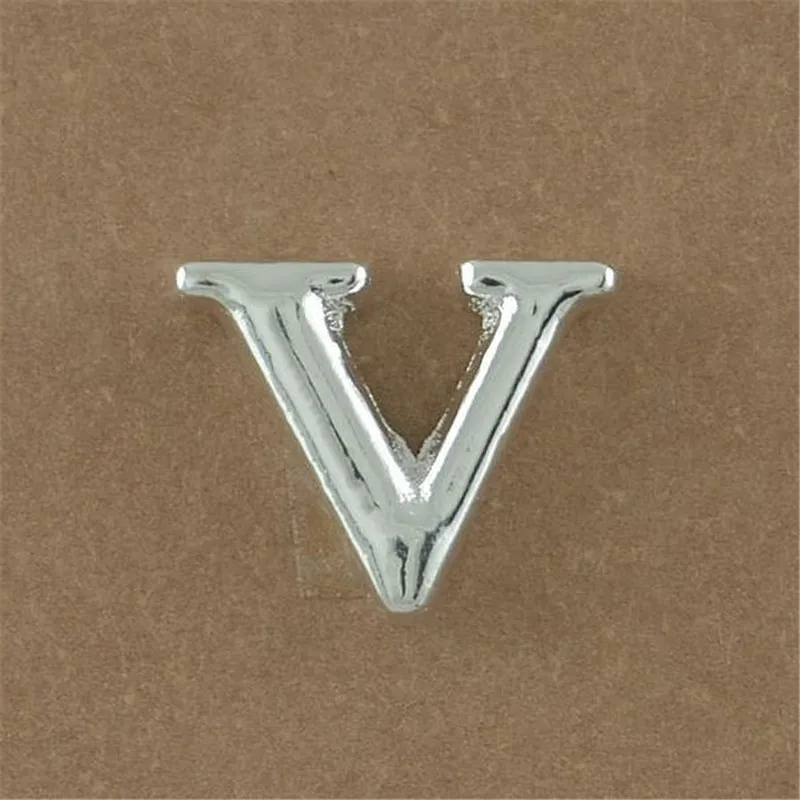 floating charms-V М Плавающий Шарм медальон Подвески Ювелирные изделия Письмо Плавающие Подвески 26 букв A до Z Алфавит для медальон из смарт-стекла Шарм - Окраска металла: floating charms-V