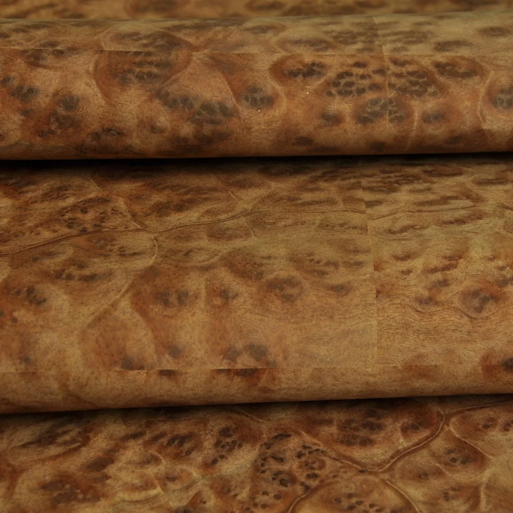 Natural Burl Veneer Yellow Camphor