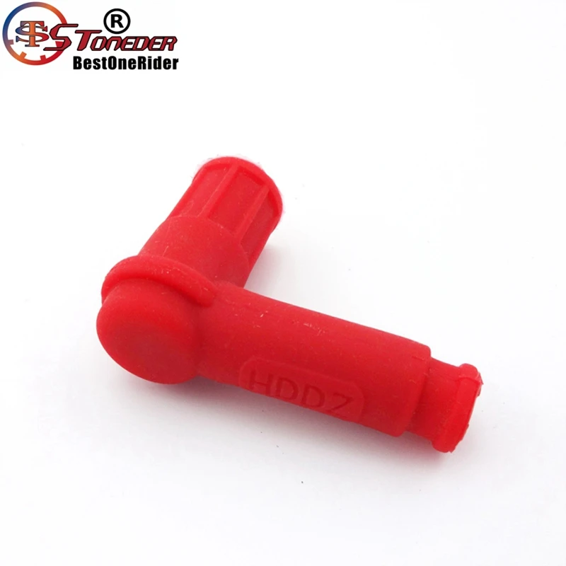 Красная свеча зажигания STONEDER крышка для 50 куб. См 70 90 110 125 140 150 160 квадроцикл багги