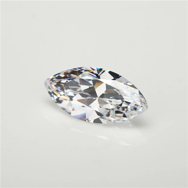 

50PCS 1.5x3~10x20mm Marquise Shape Loose CZ Stone White Color AAAAA Cubic zirconia Synthetic stone For Jewelry DIY Stone
