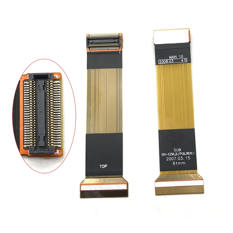 Для samsung E250 E250D C3592 J700 C3520 E1270 C6112 F268 E1150 C260 E2600 основных ЖК-дисплей Дисплей Гибкий плоский кабель для разъема