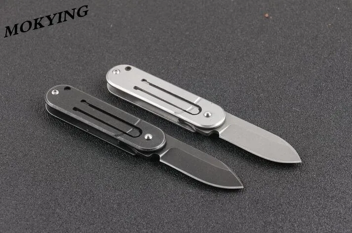 MOKYING pocket folding knife steel handle Mini camping hunting survival key chains tactical knives outdoor EDC Tool | Инструменты