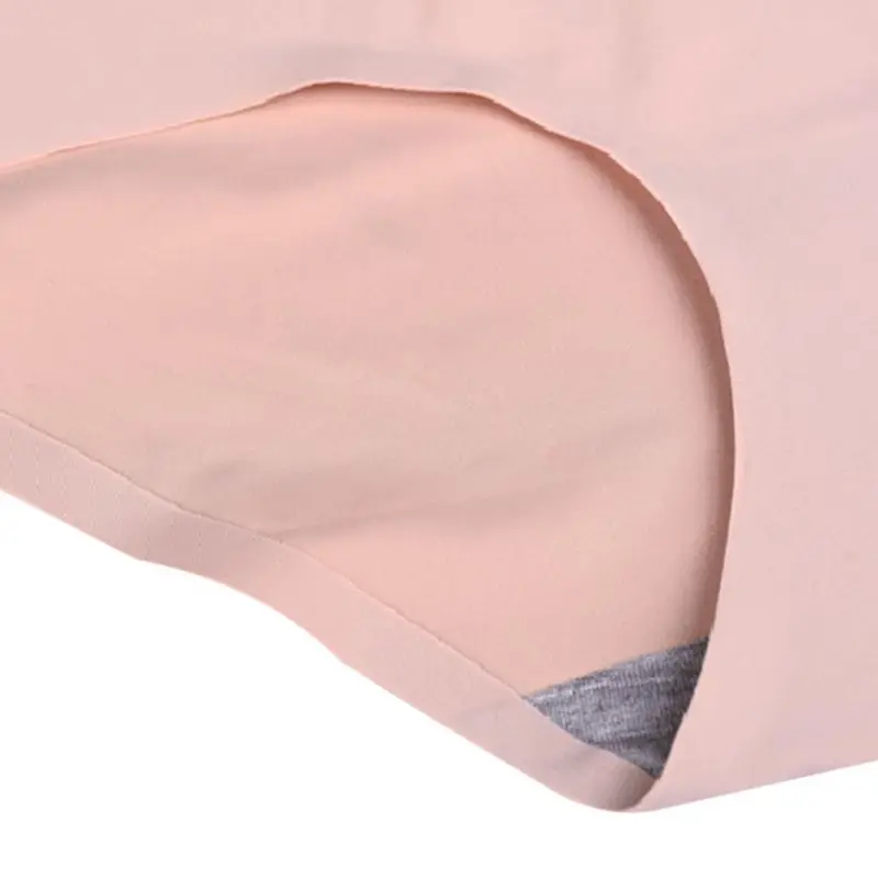 Летние женские бесшовные шелковые трусики летние дышащие тонкие трусы нижнее