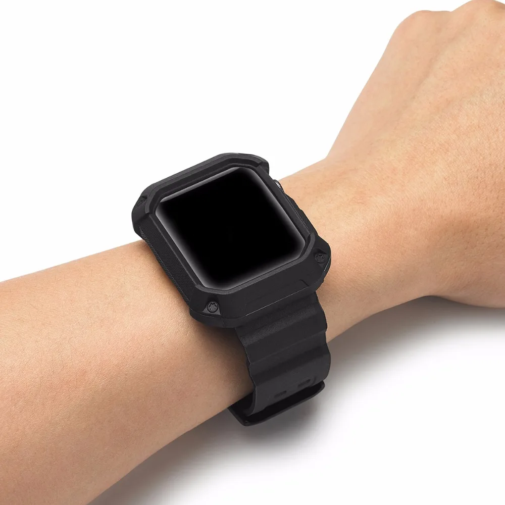 URVOI ремешок для apple watch series 2 1 полный Чехол Ремешок iWatch PC летний красочный