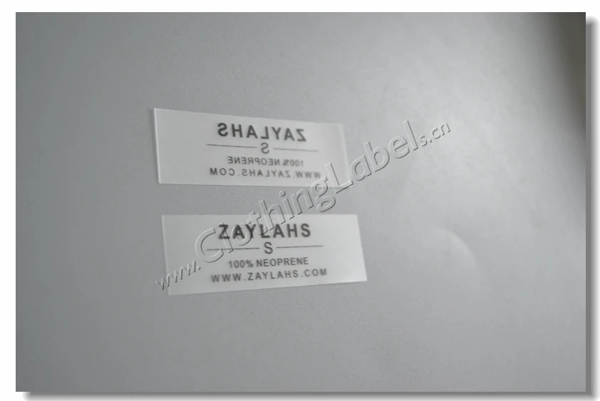 custom TPU size labels for swimwear waterproof high color fastness to washing accept small order | Дом и сад