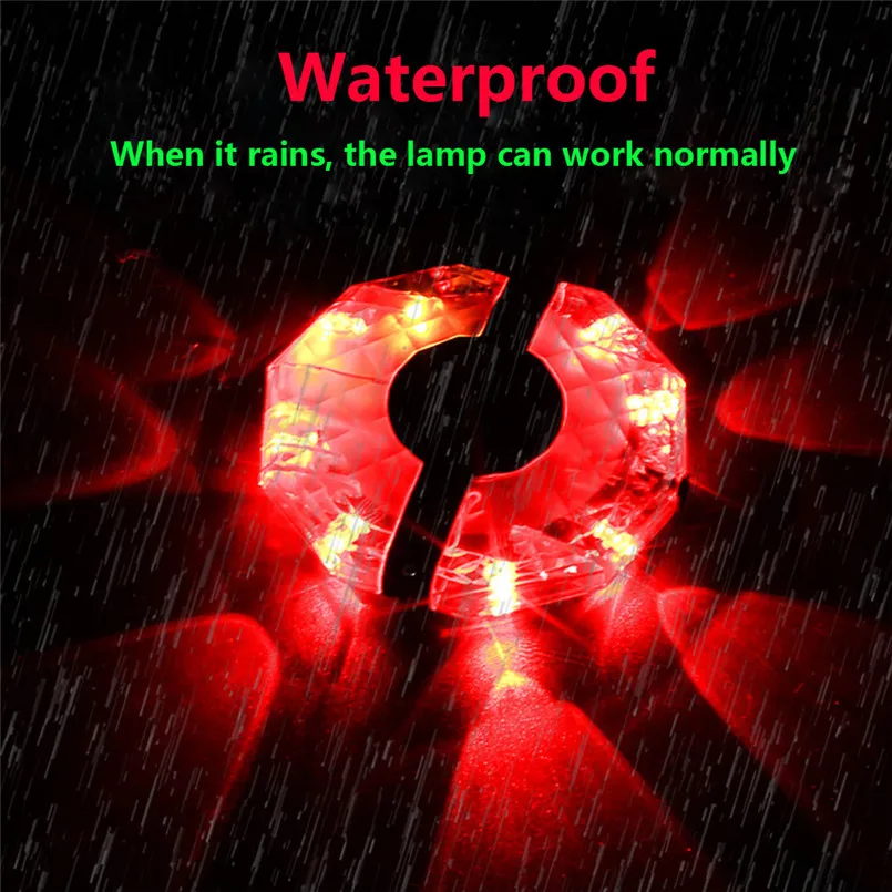 Новинка Перезаряжаемый USB велосипедный светильник 12 режимов преобразования