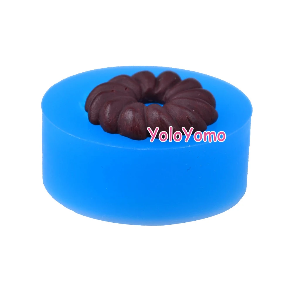 T039YL 18 8 мм Cruller силиконовая формочка для пончиков-пончиков Гибкая форма десерт
