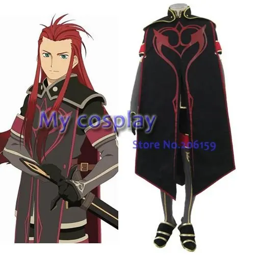 

Tales of Abyss Asch Men's Cosplay Costume Male costume Classic Halloween Costumes Men Clothes-- Freeshipping