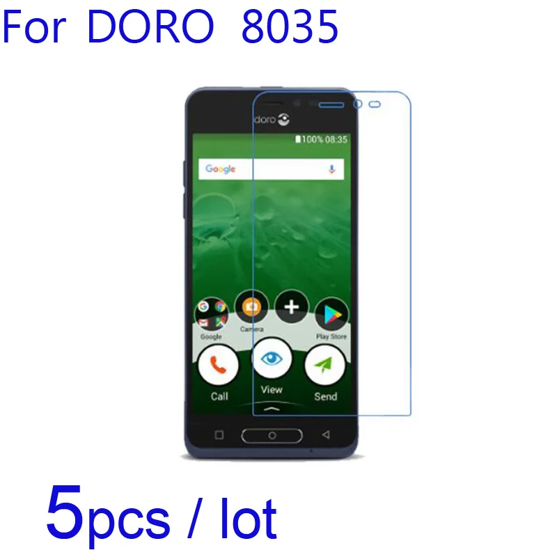 5 шт./лот HD Clear/Matte/Soft Nano Противоударные Защитные пленки для телефона Doro 8035/8040
