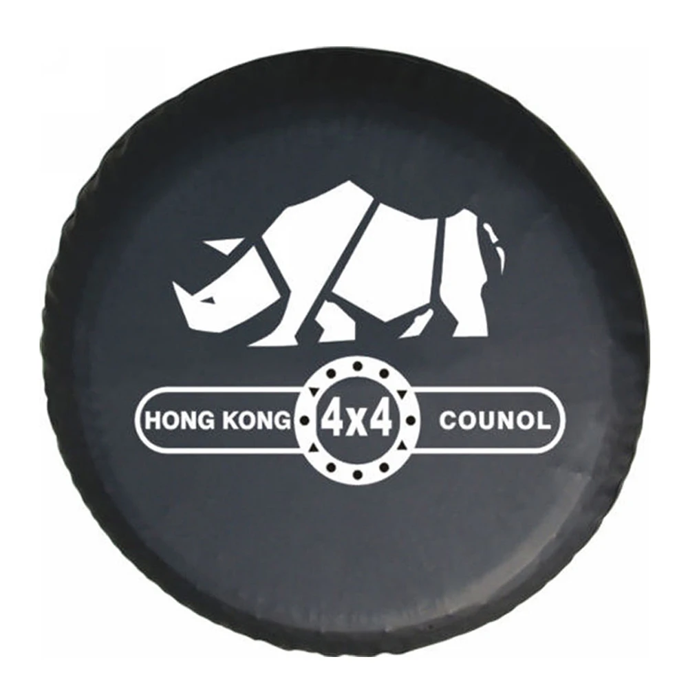 Кожаный чехол из ПВХ для запасных шин защитный Jeep Hummer Land Rover Ford Ecosport Skoda Yeti 14 15 16 17