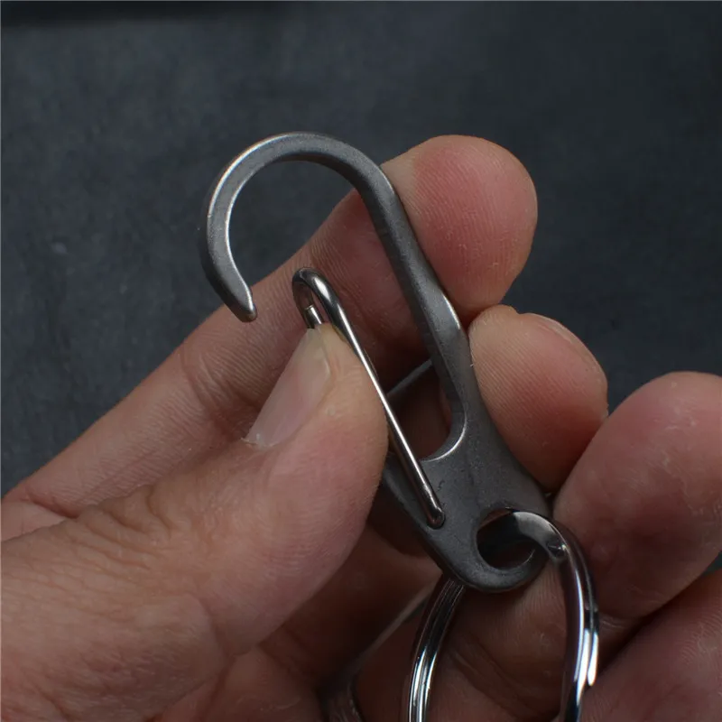 QOONG ручной работы бутик Нержавеющая сталь автомобильные брелки с кольцом для