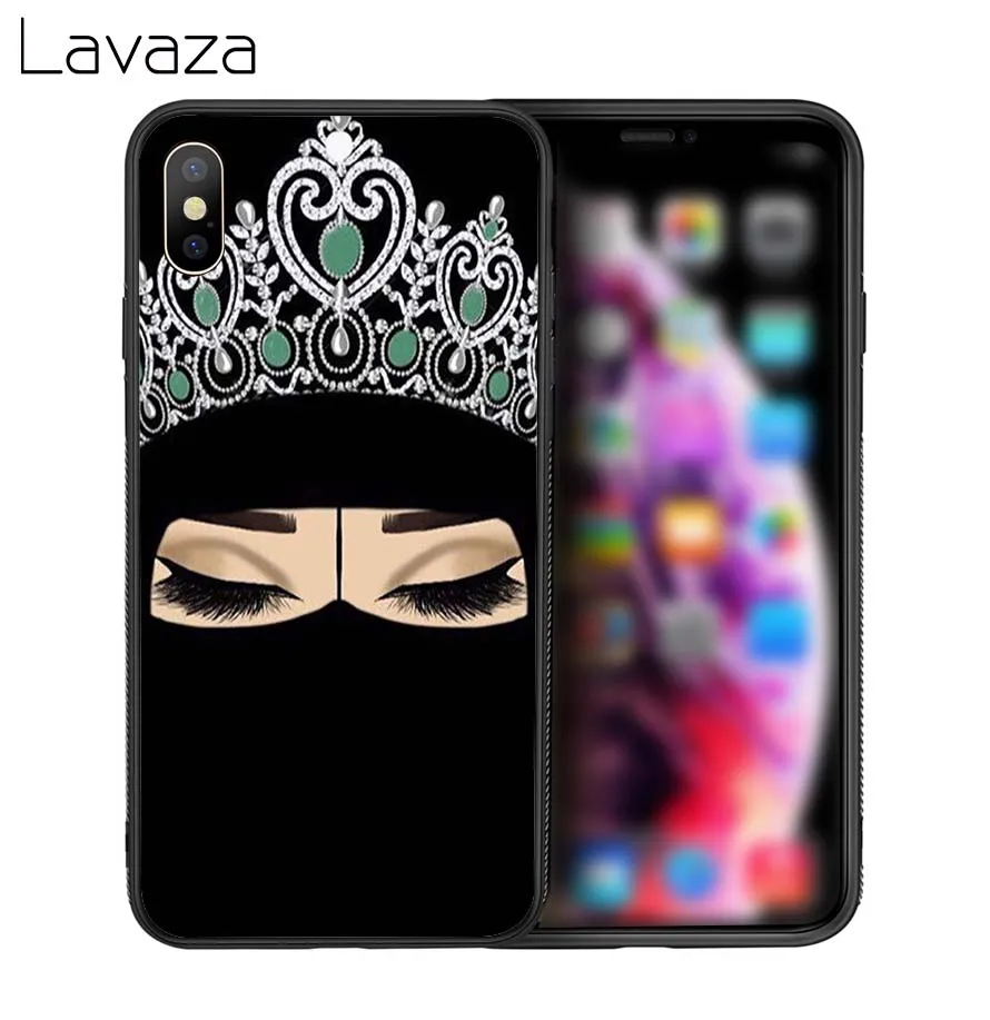 Lavaza Muslim Islamic Gril Soft Silicone Case Cover for Apple iPhone 6 6S 7 8 Plus 5 5S SE X XS 11 Pro MAX XR |