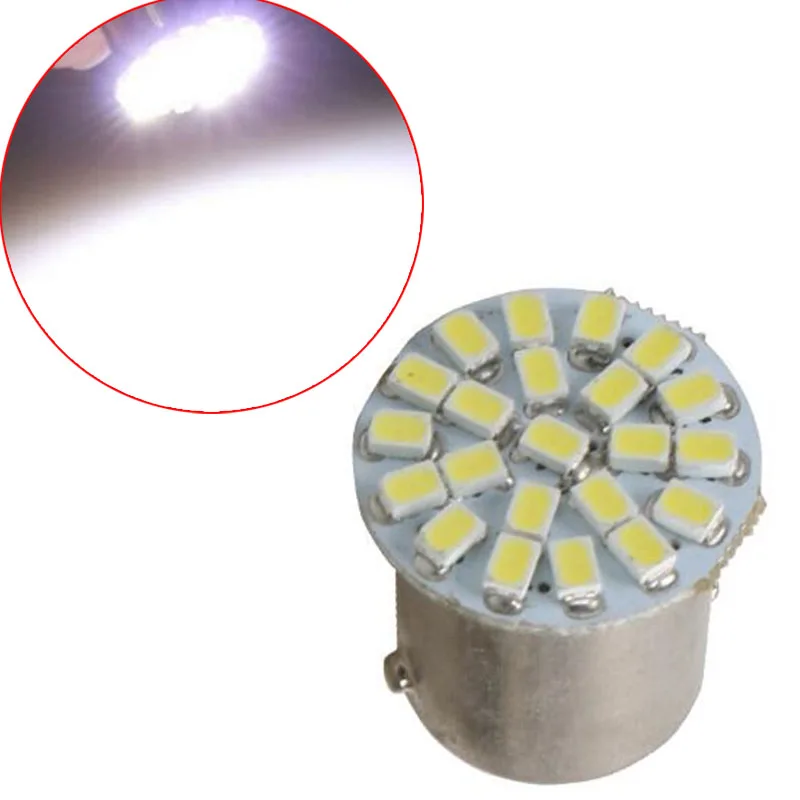 Автомобильная светодиодная лампа P21W 1156 BA15S 1157 Bay15d 22SMD лампы Задних указателей