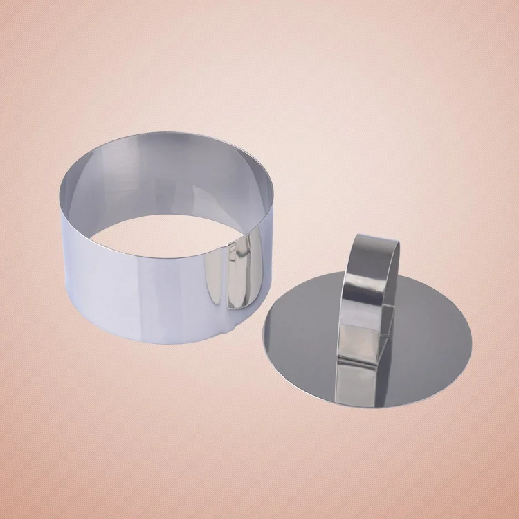 BAKEST круглые кольца для мусса наборы кондитерских изделий из нержавеющей стали