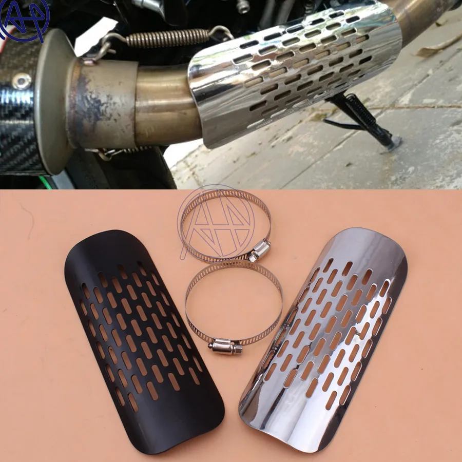 Глушитель выхлопной трубы мотоцикла универсальный защитный чехол для Honda Harley