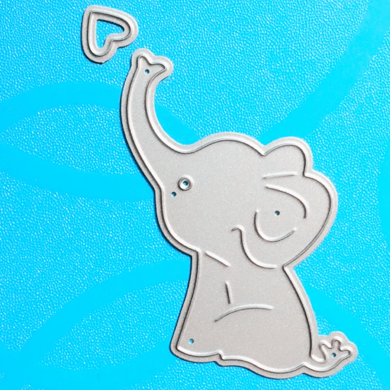 Металлические Вырубные штампы YLCD751 в виде слона для фотографий|dies for scrapbooking|die cut