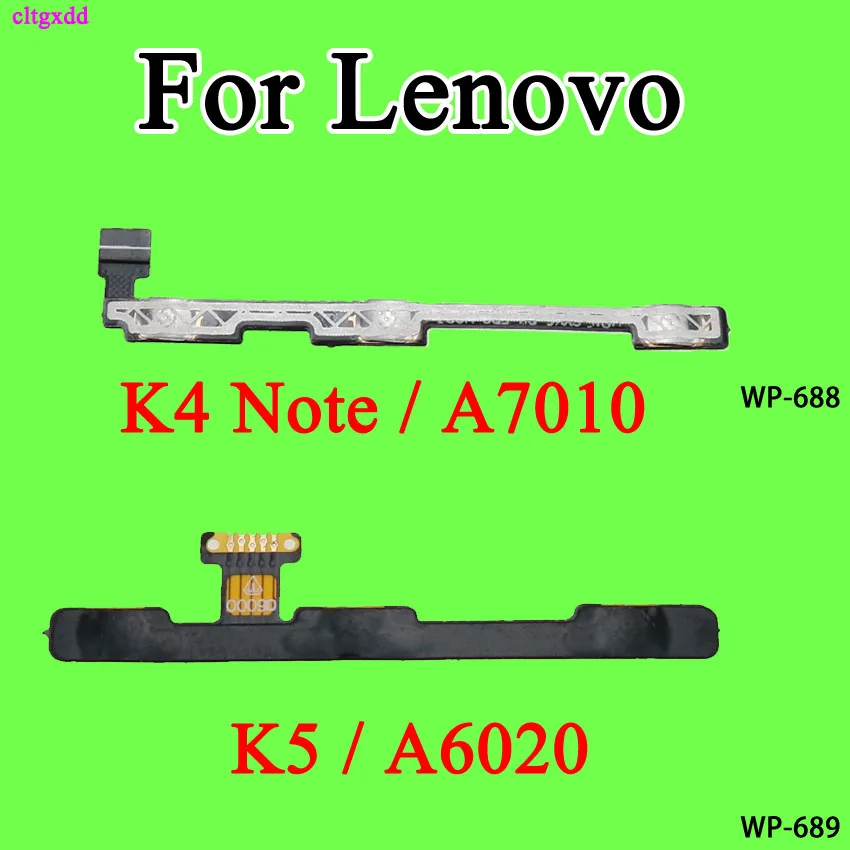Новый гибкий выключатель питания cltgxdd для Lenovo K4 Note A7010 K5 кабель с боковой кнопкой