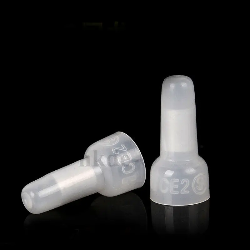 CE1 CE2 CE5 ОБЖИМНАЯ Закрытая Клеммная линия крышка PA66 Сращивание ZIF нейлоновые обжимные колпачки для электрического провода AWG 12-10 16-14 22-16