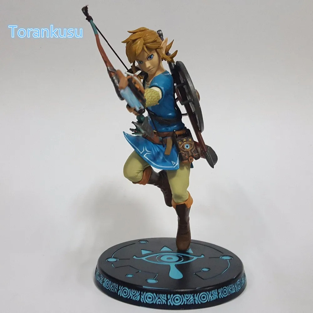 Zelda фигурка игры Легенда ссылка дыхание диких Коллекционная модель игрушки Brinquedos 32 см LZ02 Аниме фигурки