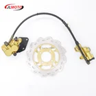 Задний гидравлический дисковый тормоз 1 комплект50 см Тормозная Линия190 мм диск подходит для 50 куб. См Кроссовый велосипед питбайк Скутер ATV запчасти