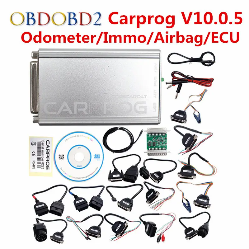 Carprog V10.0.5/V8.21 Полный автомобильный адаптер прог 8 21 онлайн программатор для