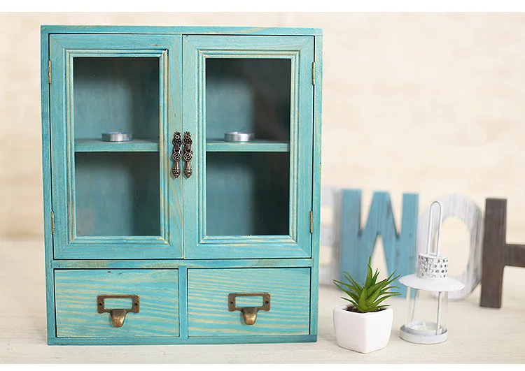 1 шт. деревянный многофункциональный Настольный ящик для хранения ювелирных