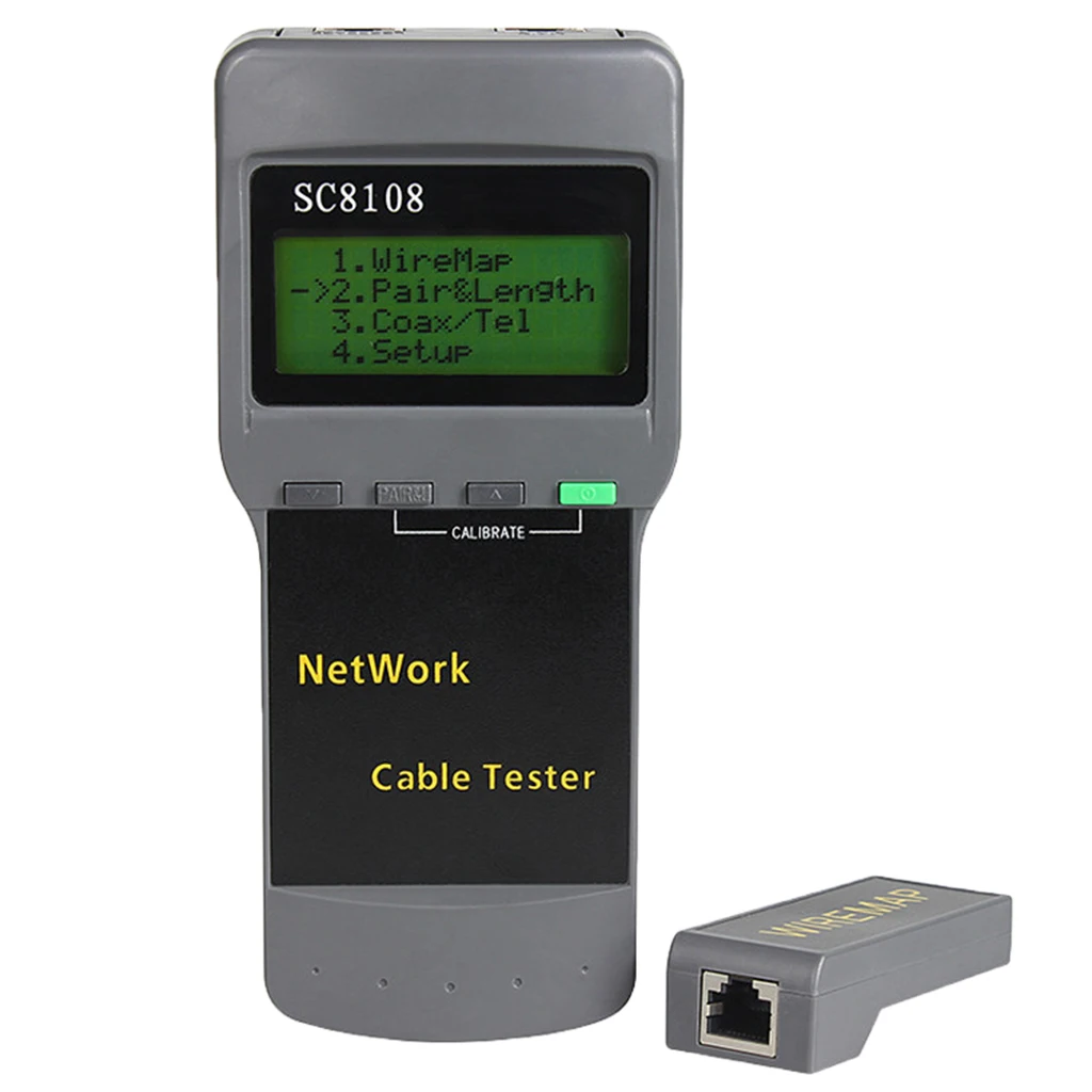 SC8108 RJ45 сетевой тестер LAN длина кабеля метр измерения