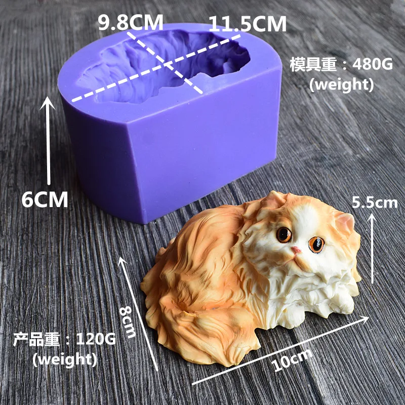Силиконовые формы для мыла Lvely с изображением котят форма рукоделия