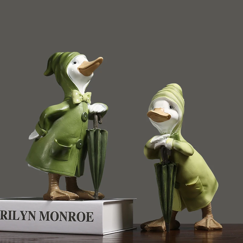 Nordic duck ornaments creative simple home living room children's kindergarten art decoration furnishings | Дом и сад