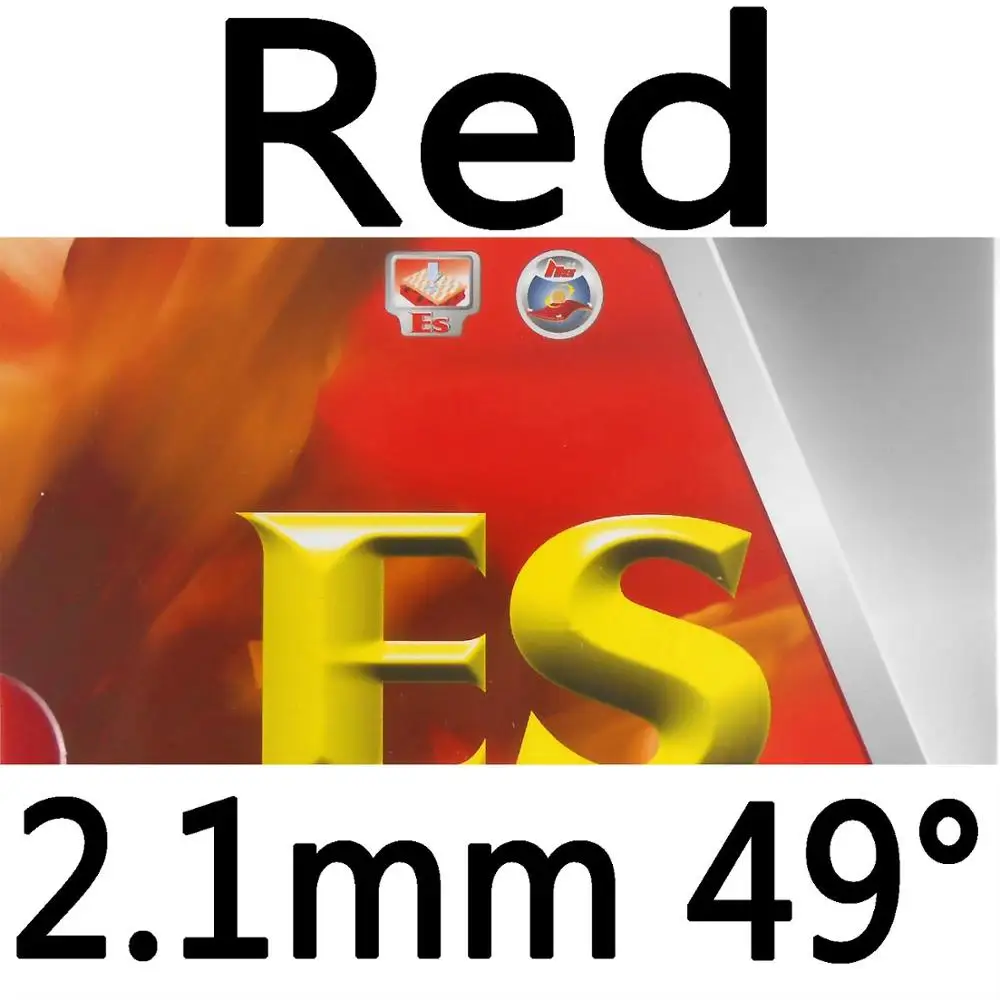 Red 2.1mm H49 729-08-эс-резина на ракетки для настольного тенниса для ракеток для настольного тенниса крышка - Цвет: Red 2.1mm H49