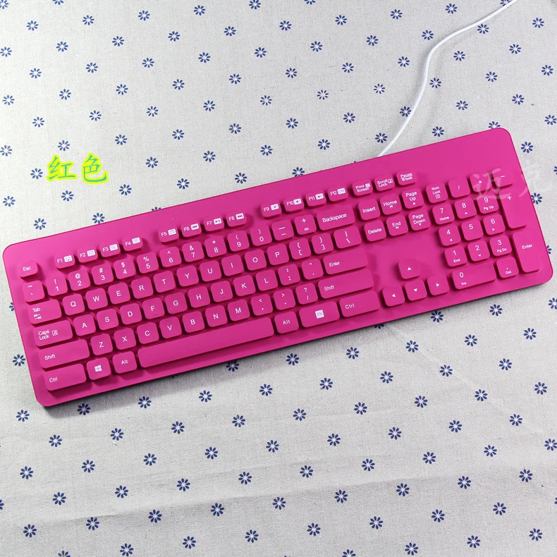 allrose Для logitech K310 Мягкая силиконовая Пылезащитная Водонепроницаемая клавиатура протектор ПК настольная клавиатура чехол для ноутбука ПК компьютер - Цвет: allrose