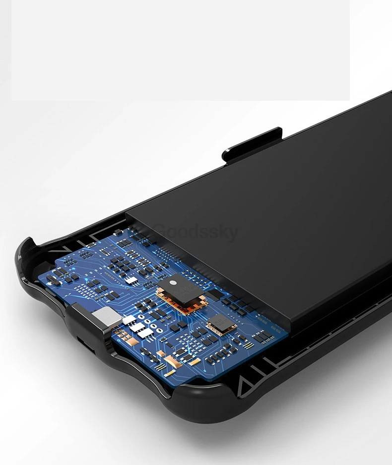 6200 мАч тонкий ультра тонкий чехол для зарядного устройства для iPhone 8, 7, 6, 6s Plus, Дополнительный внешний аккумулятор, чехол для зарядки iPhone 6, 6s, 7, 8, 5200 мАч