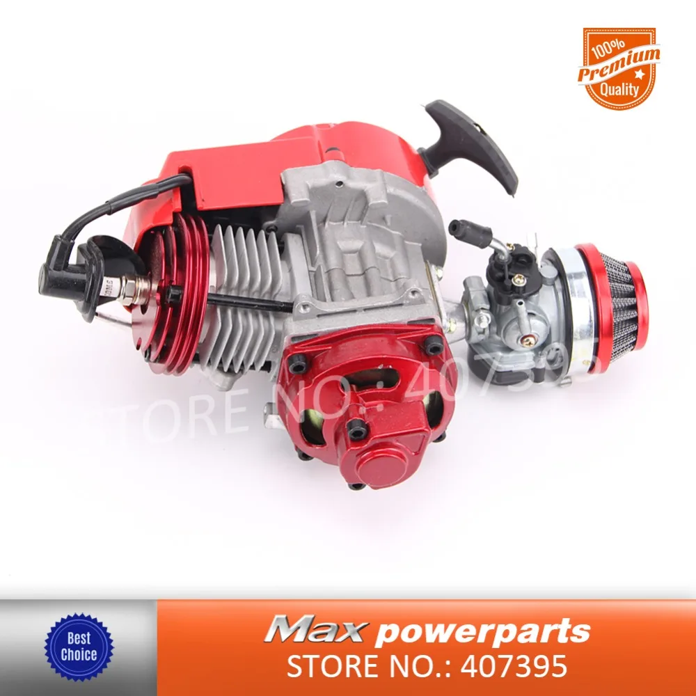 CNC цилиндр 43cc 47cc 49cc 2 тактный двигатель для мини мотора MiniI Quad Rocket Pocket Bike
