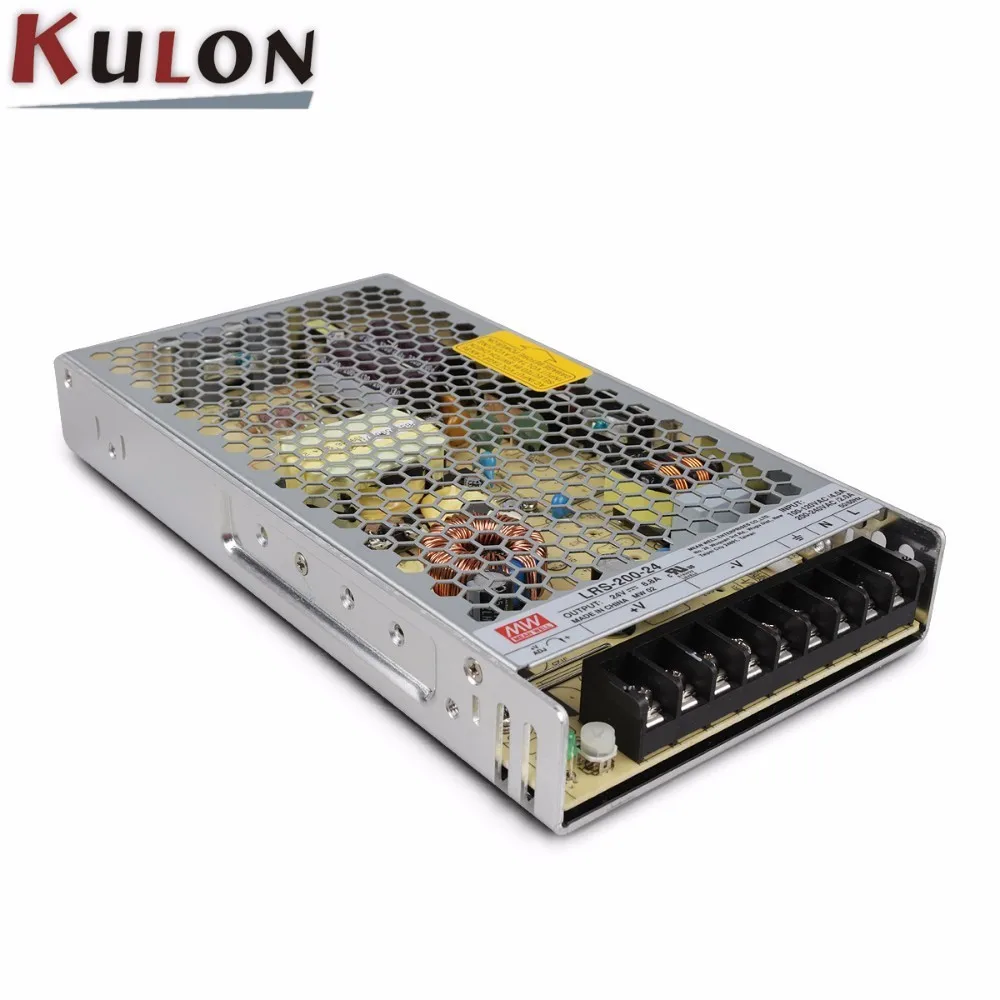 Mean well LRS-200 с одним выходом ac-dc SMPS 200W 48 V/4.4A 36 V/5.9A 24 V/8.8A 15 V/14A 12 V/17A 5 V/40A 4,2 V/40A 3,3 V /40A источник бесперебойного питания