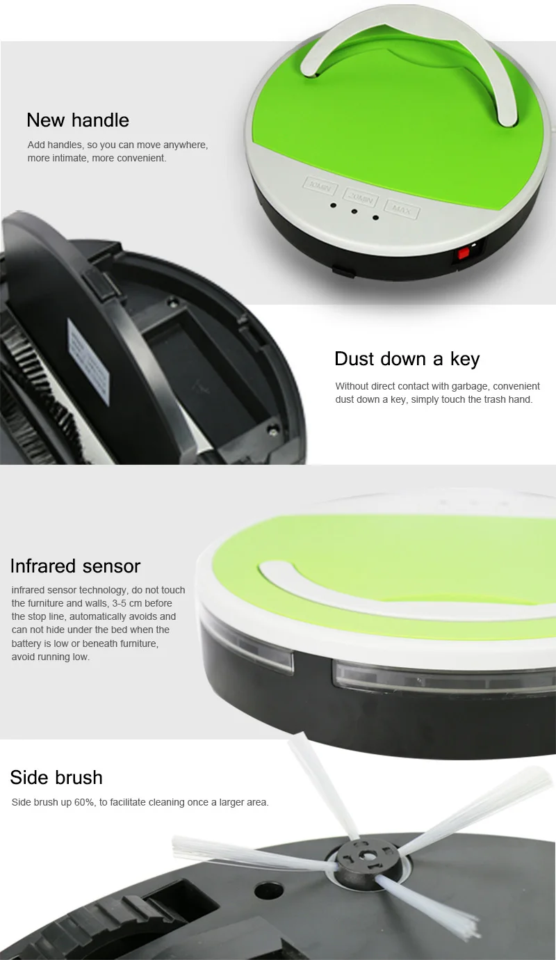 Автоматический домашний умный робот-уборщик для дома автоматическая