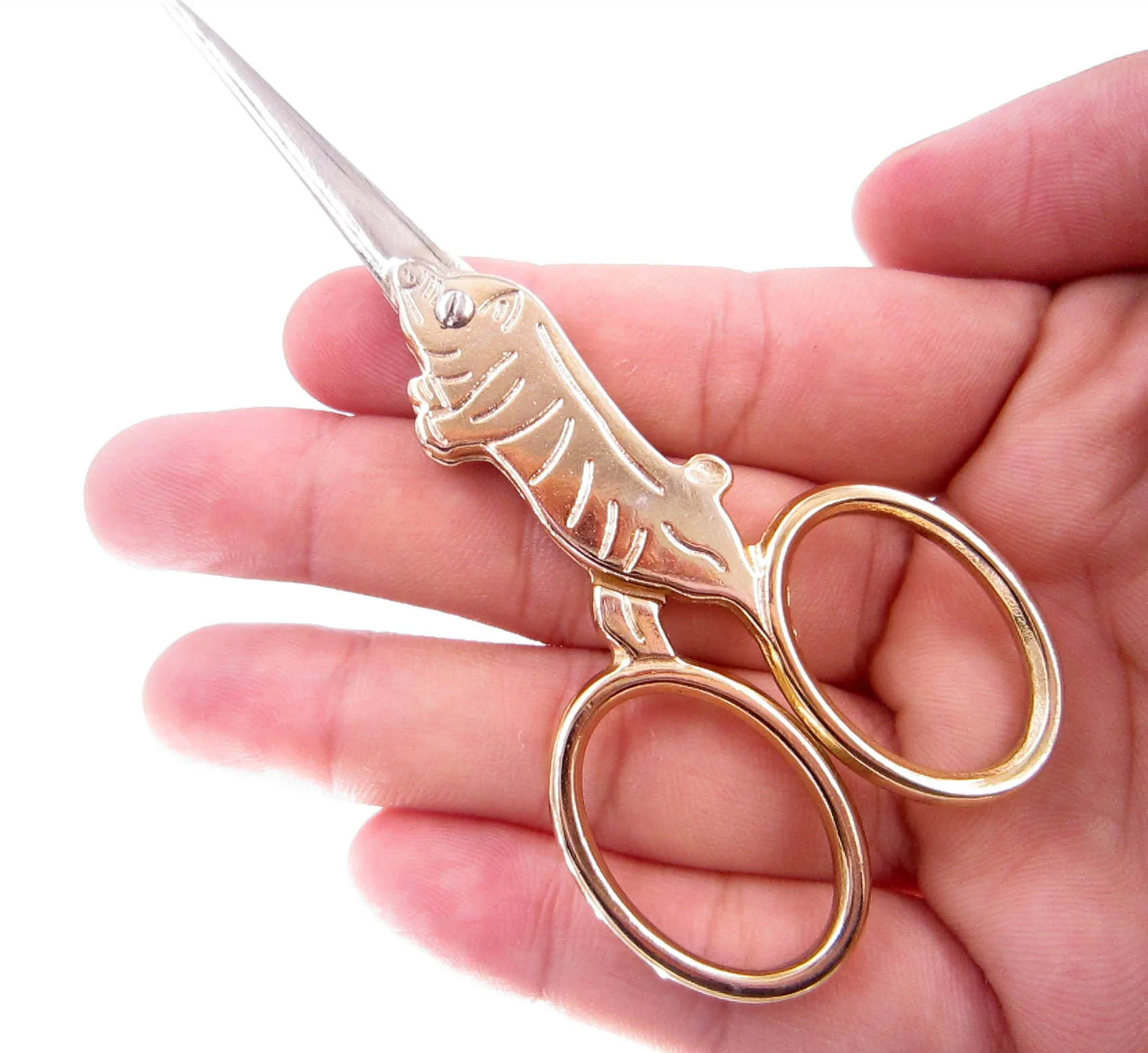 Поросенок крестообразные ножницы ручная строчка портной пряжа нить Крафт