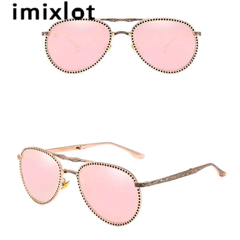 IMIXLOT простые складные солнцезащитные очки для вождения с ушками женские