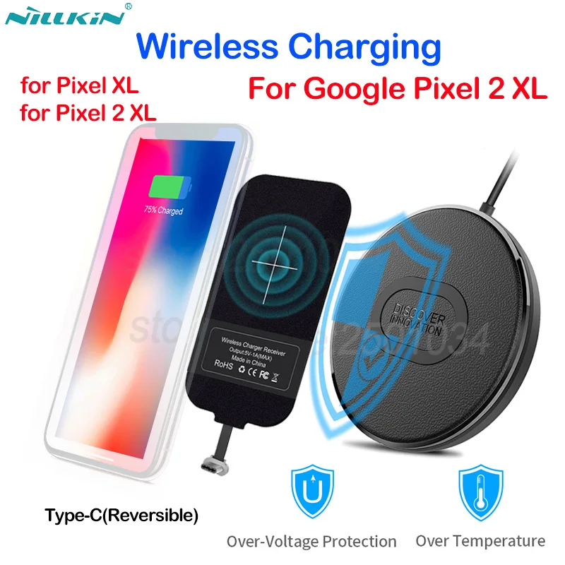 Nillkin Qi Беспроводная зарядка для Google Pixel 2 XL Мини Быстрое беспроводное зарядное
