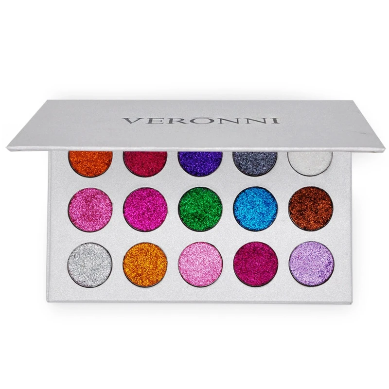 10/15 цветов с блестками тени для век длительный Водонепроницаемый Для женщин глаз