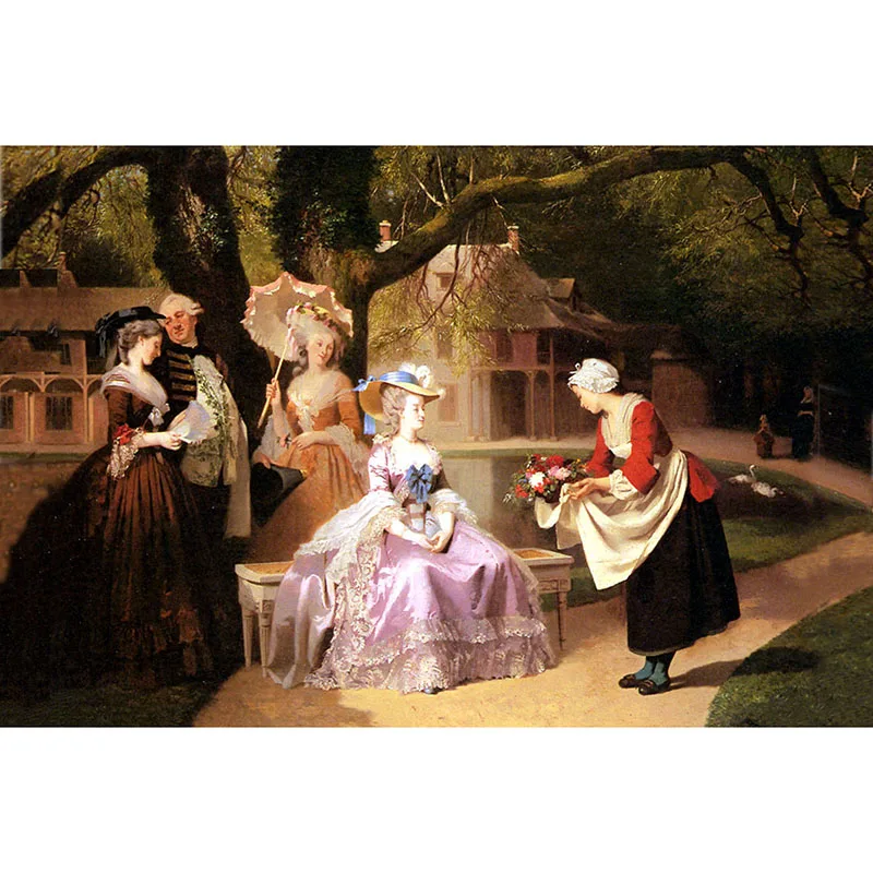 Joseph Caraud картина маслом рисунок классический художественный настенный плакат и наклейка ручной работы Картина на холсте для гостиной украшения спальни