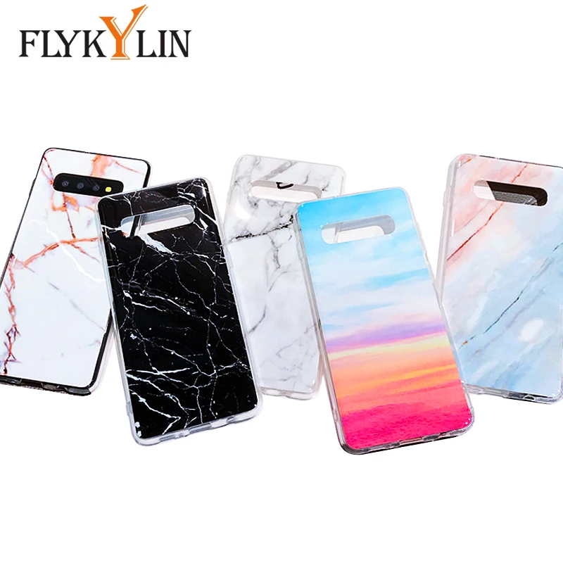 FLYKYLIN мраморный чехол для Samsung Galaxy A50 A30 A20 A10 M10 Note 8 9 S7 Edge S8 S9 S10 Plus S10e мягкий