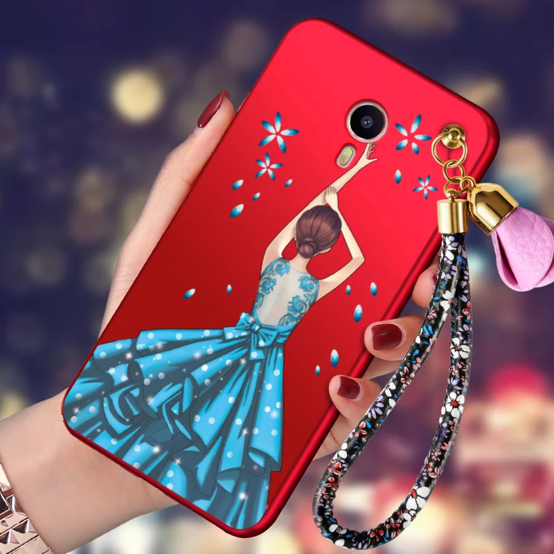 Чехол для Meizu M3 Note мультяшный 3D женский цветочный протектор с полным покрытием