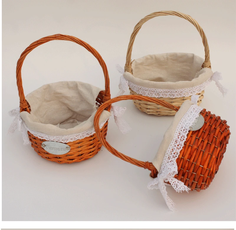 Seagrass плетеная корзина из ротанга Складной Подвесной цветочный горшок плантатор