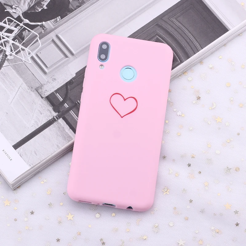 5 Силиконовый чехол для телефона Xiaomi mi Red mi Note 5, 6, 7, 8, 9 lite Pro Plus, бордовый чехол с сердечками, розами и слезами, карамельный чехол - Цвет: 5